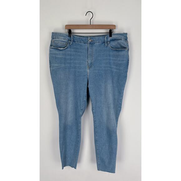 Good American Always Fits Good Legs Skinny Denim Jeans Womens Size 20-26 Indigo - Picture 1 of 7